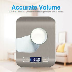 Digital Electronic Kitchen Food Diet Postal Scale Weight Balance 5KG 1g 11lb Kitchen Scales Stainless Steel Weighing For Food Diet Postal Balance