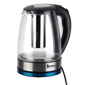 American Standard Electric Kettle 120V, 1200W With Filter Screen And Inner Steel Cover