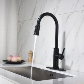 Single-handle Pull-down Kitchen Faucet With Dual-function Sprinklers