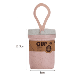 Plastic Microwaveable Sealing Soup Pot (Color: pink)