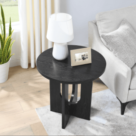 Coffee Table, Coffee Table, Living Room Coffee Table, Modern Coffee Table, Simple Coffee Table, Solid Wood Coffee Table (Color: Black)